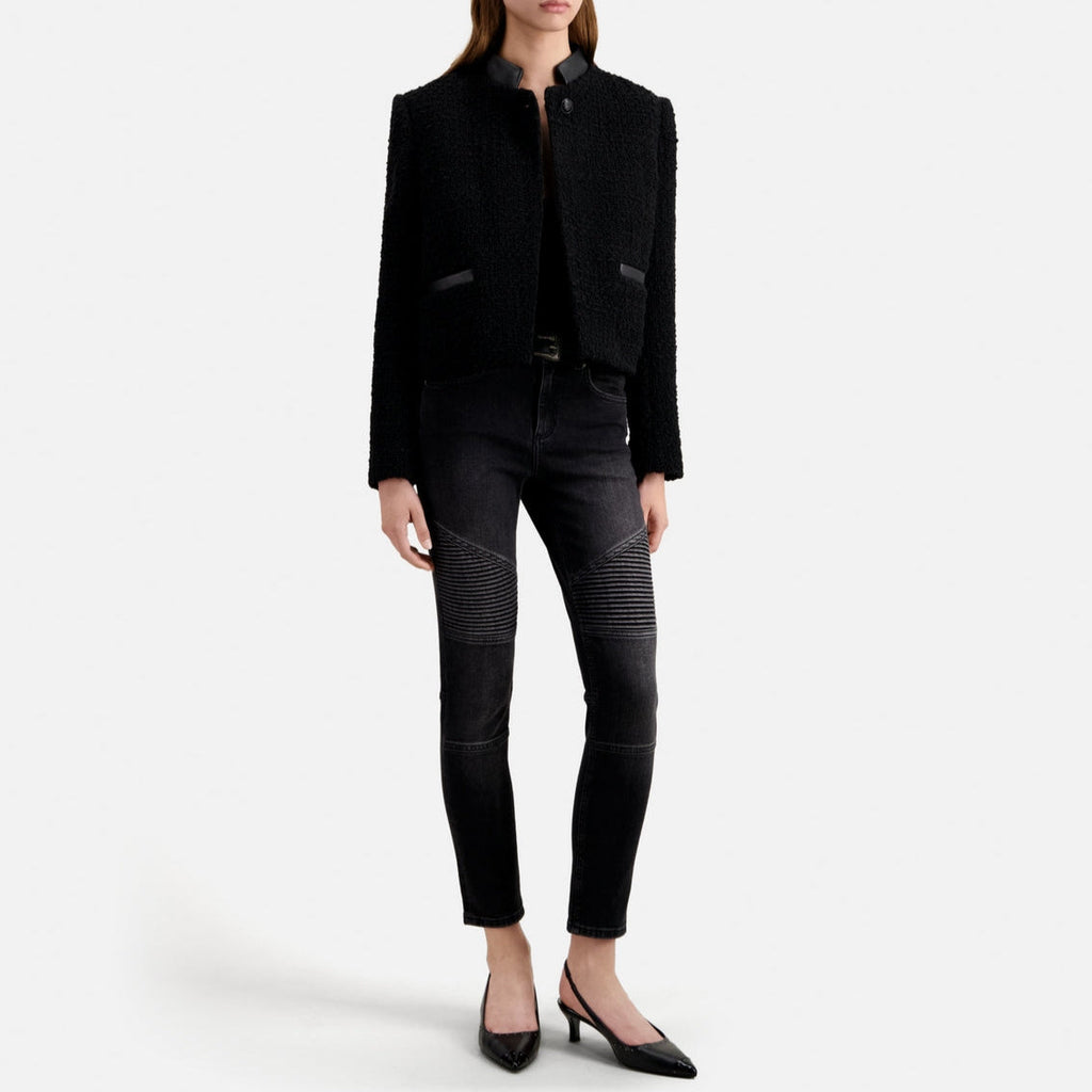 The Kooples - Chaqueta De Tweed - Negro - Mujer