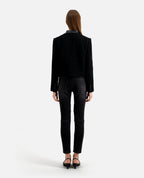 The Kooples - Chaqueta De Tweed - Negro - Mujer