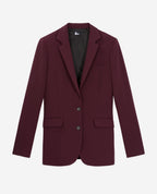 The Kooples - Veste De Costume En Crepe Fitte Epaule - Femme