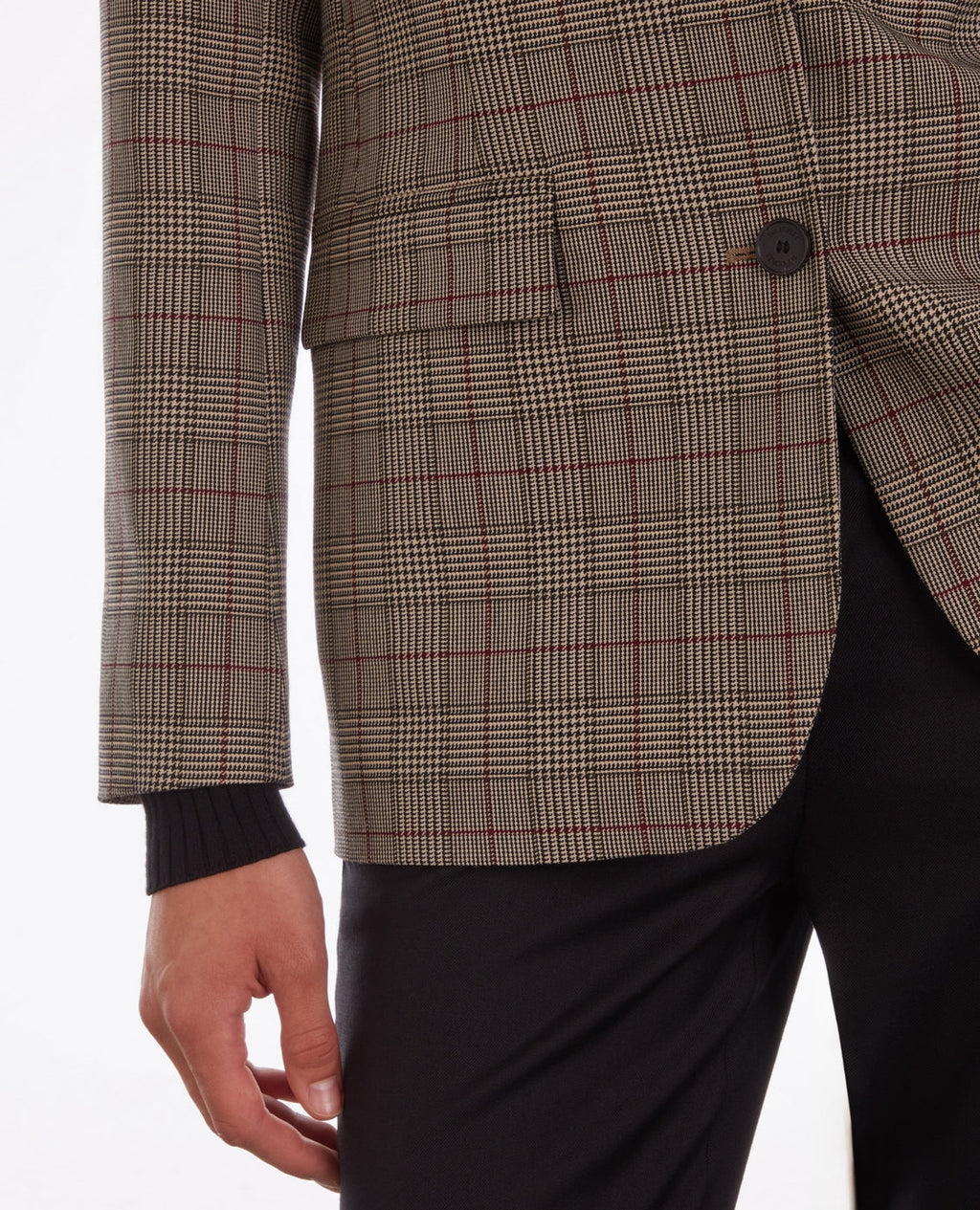 The Kooples - Veste En Laine - Ecru Et Noir - Femme