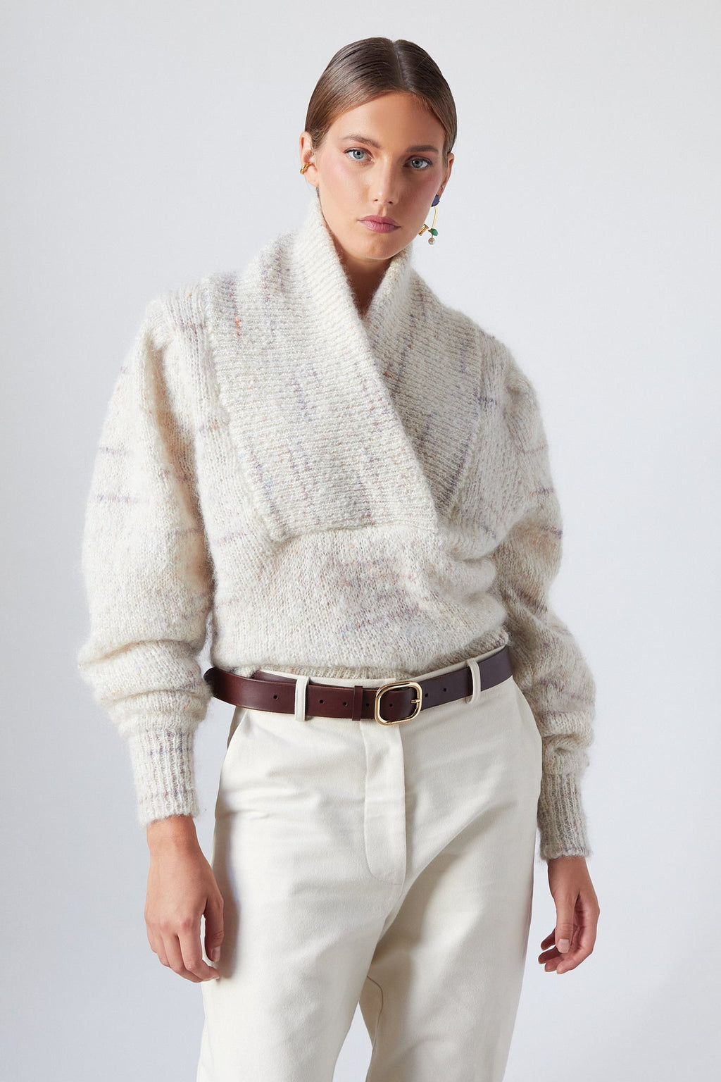 Ronald Oat Melange Sweater