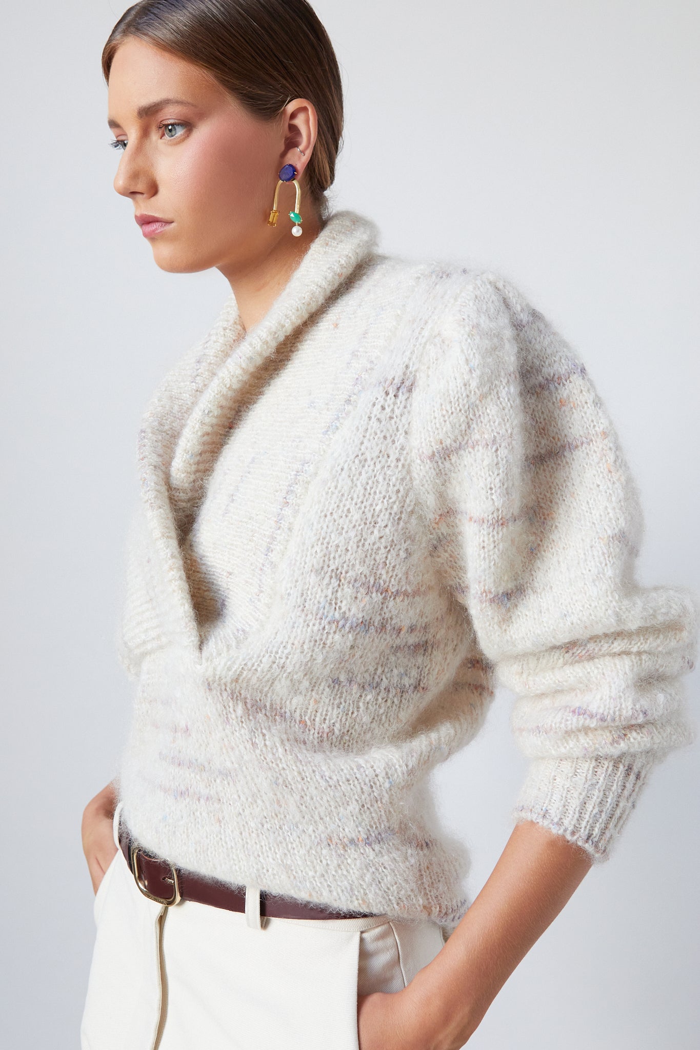Ronald Oat Melange Sweater