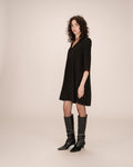 Short Black Babydoll Dress Susana