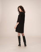 Short Black Babydoll Dress Susana