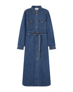 Long Shirt Dress Medium Blue Shanie