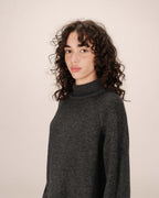 Vestido Jersey Corto Antracita Sandrine