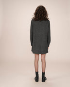 Vestido Jersey Corto Antracita Sandrine