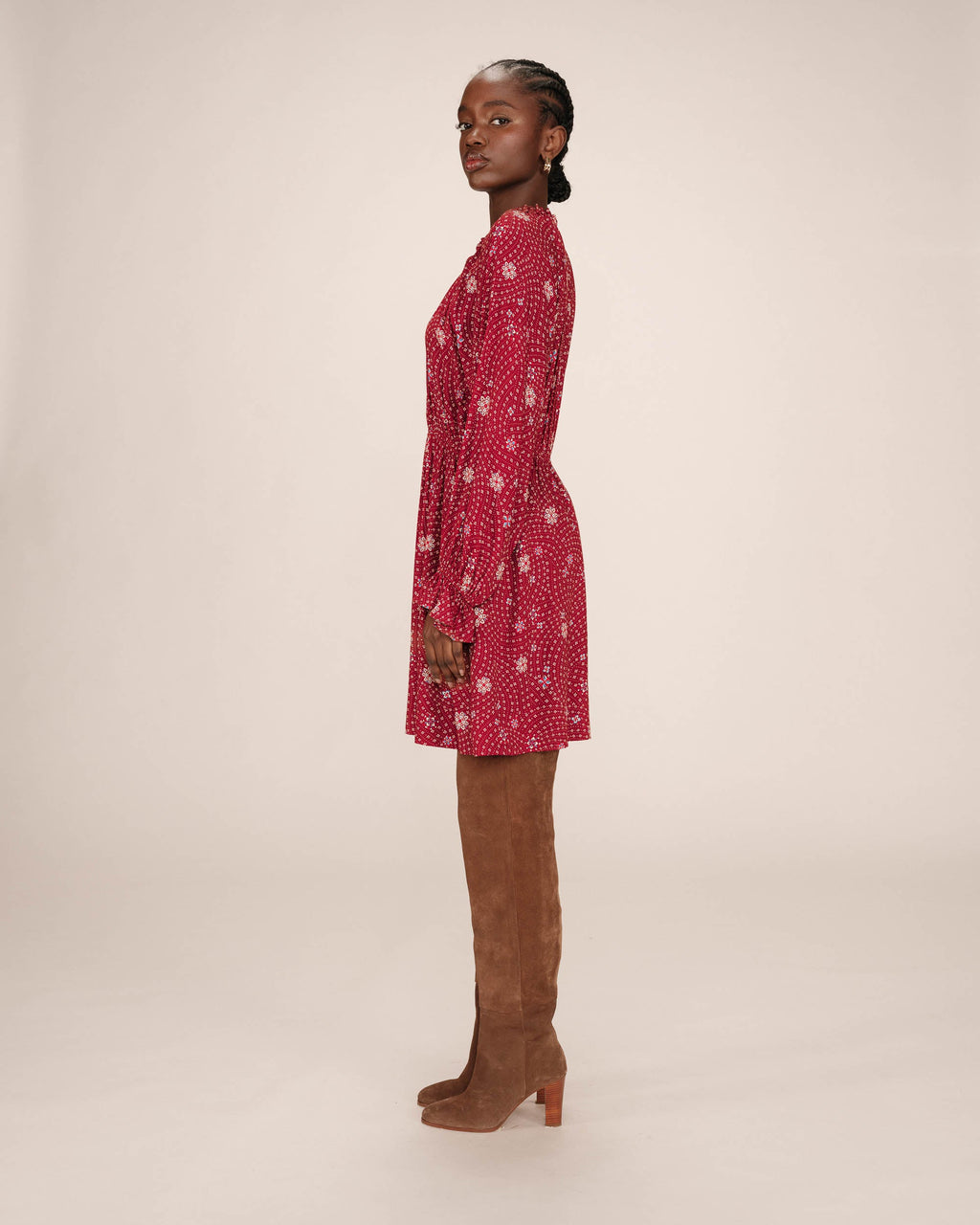 Vestido Corto Terracota Sentimentale