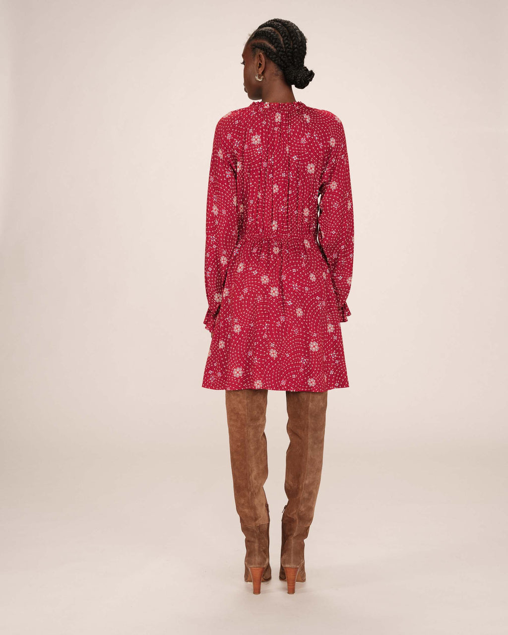 Vestido Corto Terracota Sentimentale
