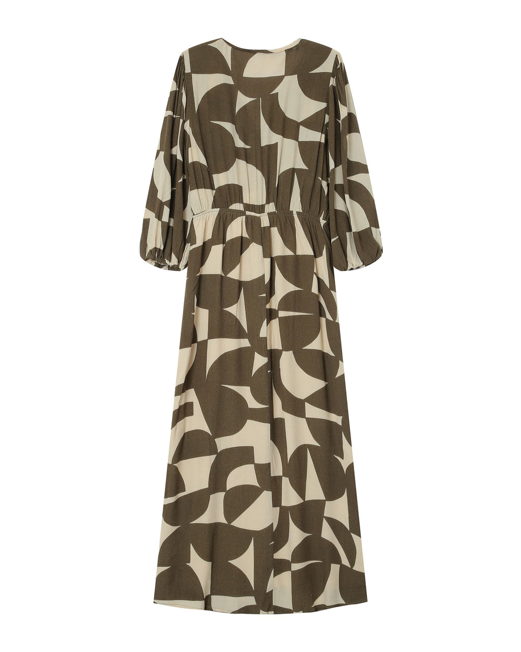 Vestido Corto Gráfico Oliva Shelly