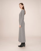 Vestido Largo Gris Sorina