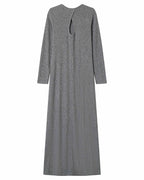 Vestido Largo Gris Sorina