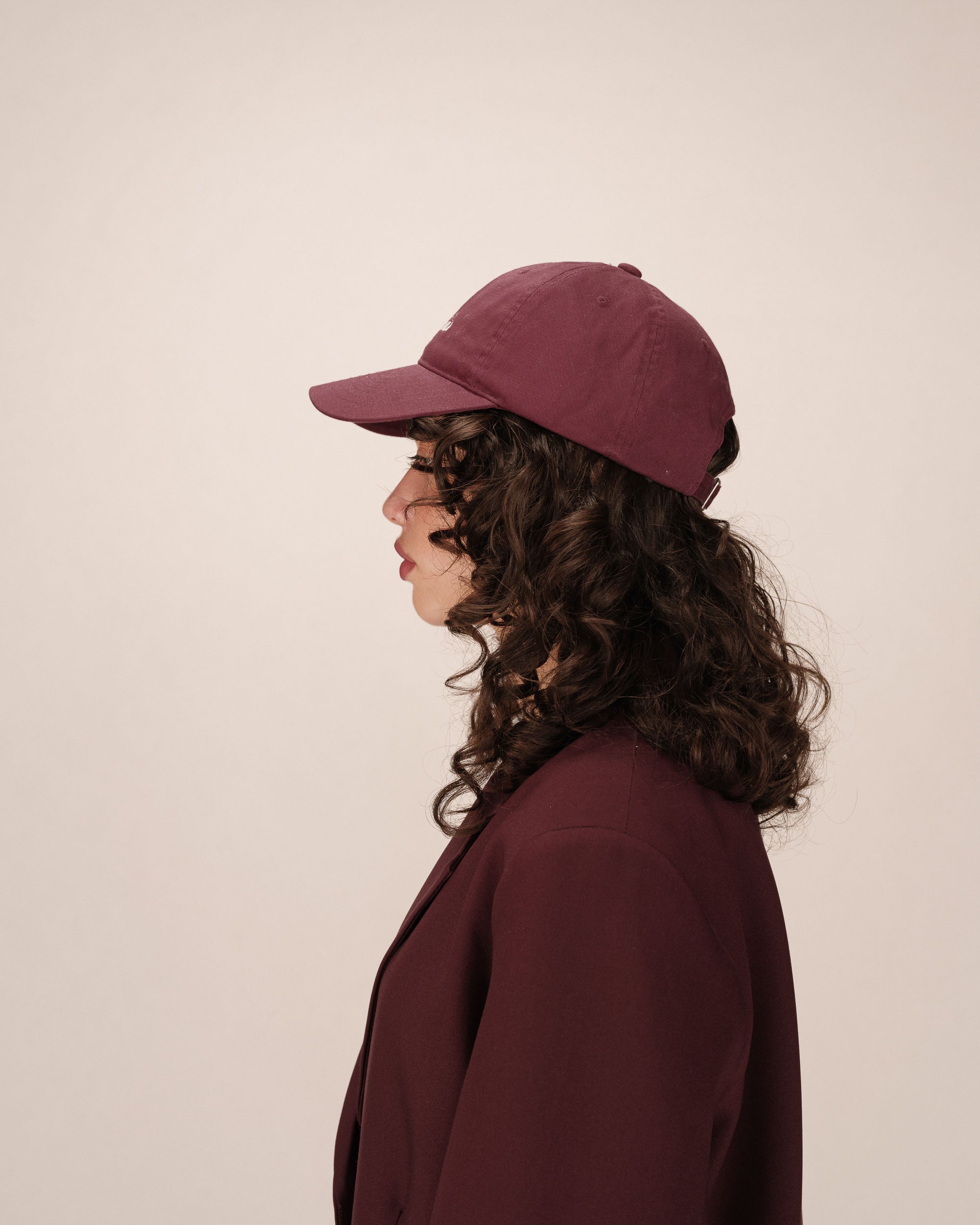 Gorra con Logo Burdeos Slimane