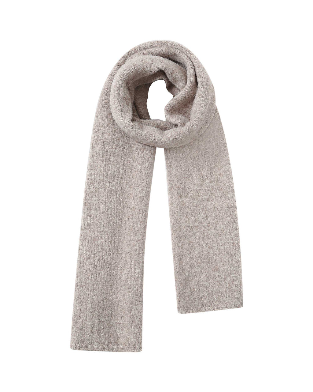 Taupe Knitted Scarf Sanguine
