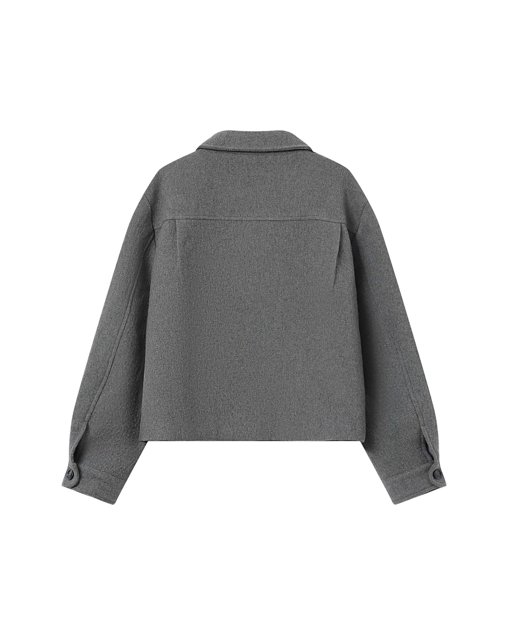 Veste Boxy Gris Novembre