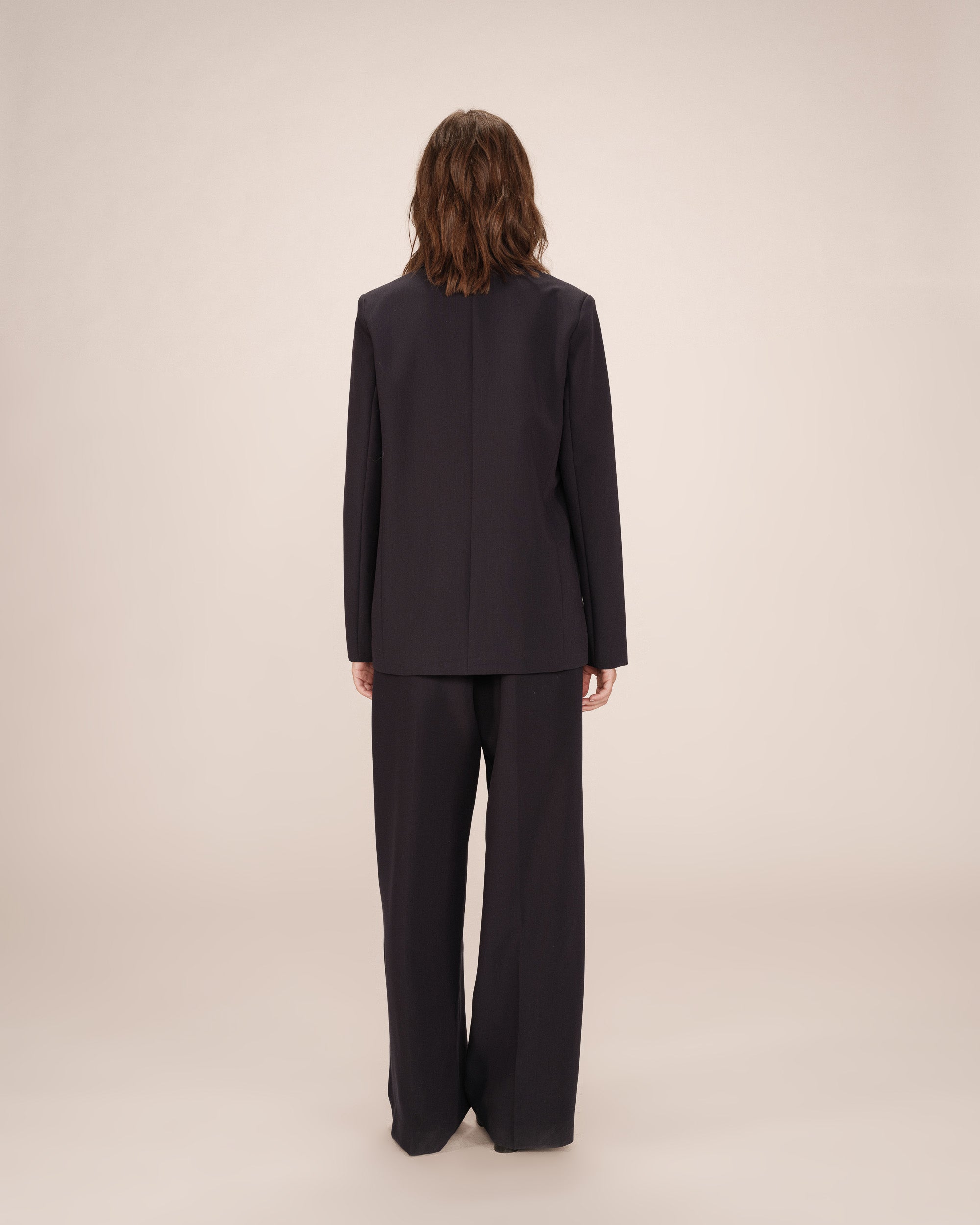 Blazer Cruzado Recto Marino Sureau
