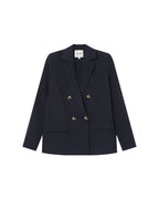Blazer Cruzado Recto Marino Sureau