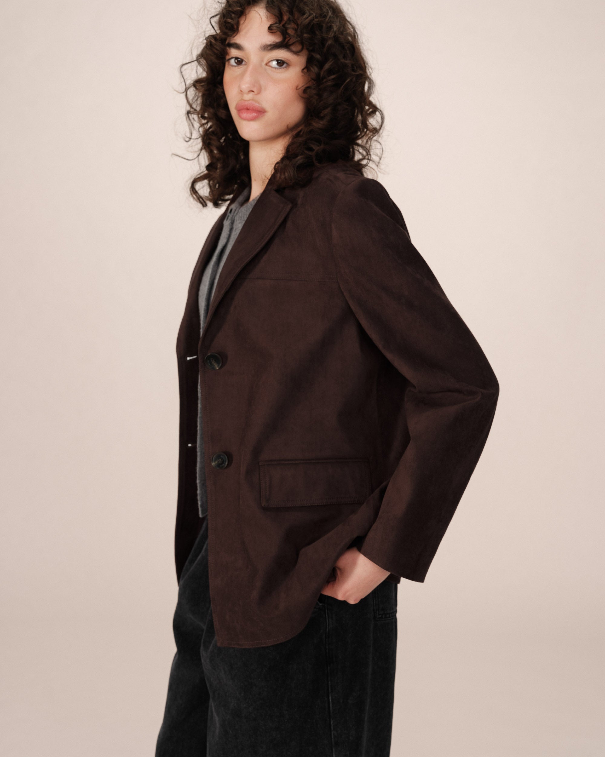 Chocolate Blazer Shannon