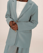 Blazer Ancho Recto Salvia Strong