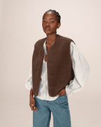 Chocolate Quilted Jacket Seth