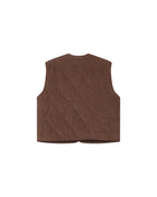 Chocolate Quilted Jacket Seth