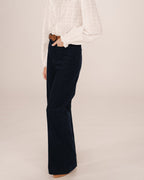 Wide Navy Trousers Samba
