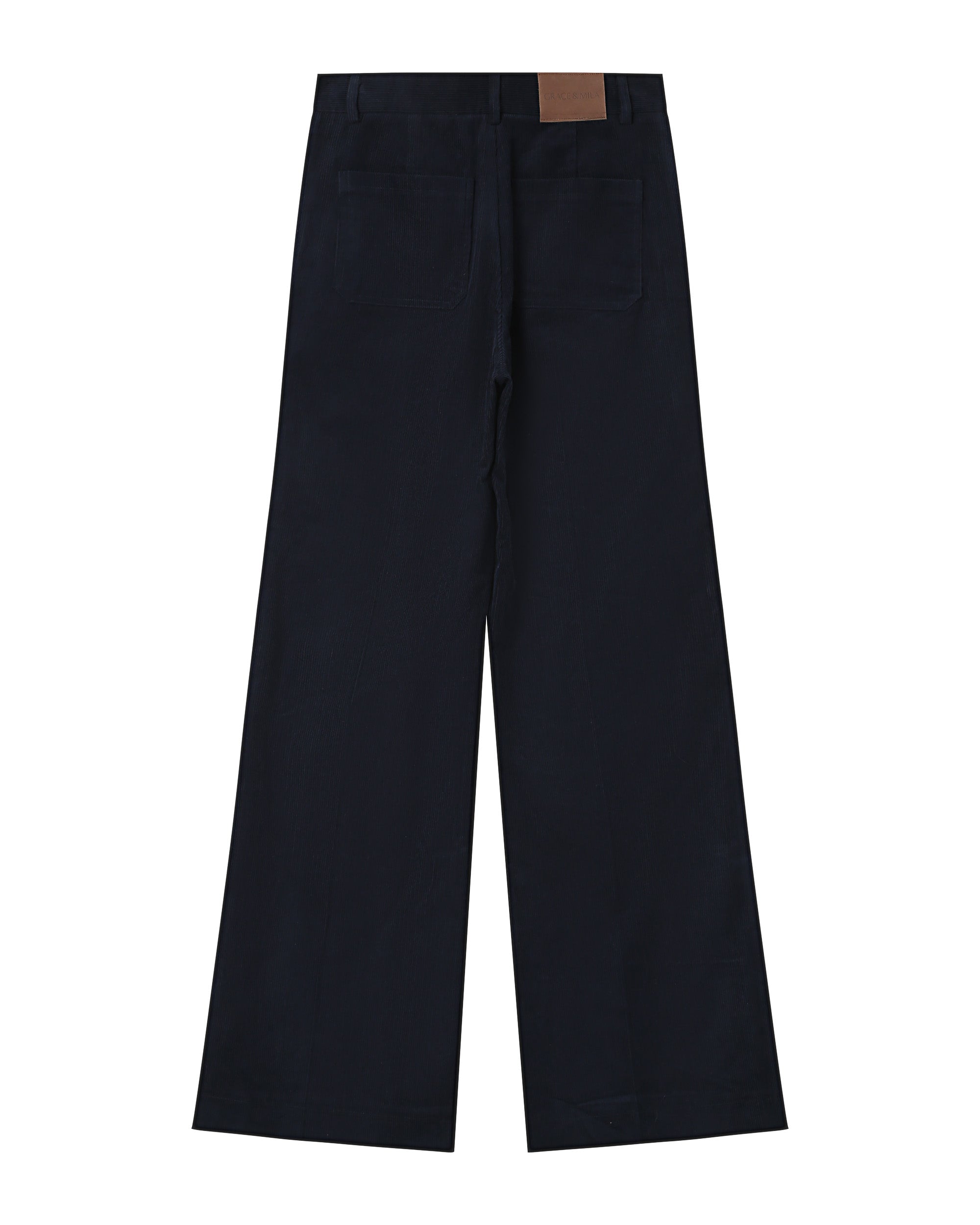 Wide Navy Trousers Samba