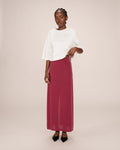 Sama Bordeaux Skirt