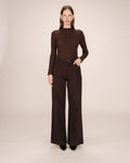 James Chocolate Wide Jeans