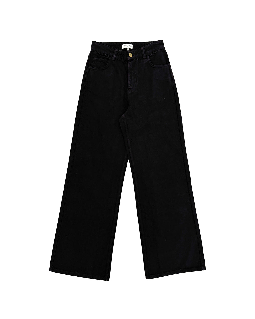 James Chocolate Wide Jeans