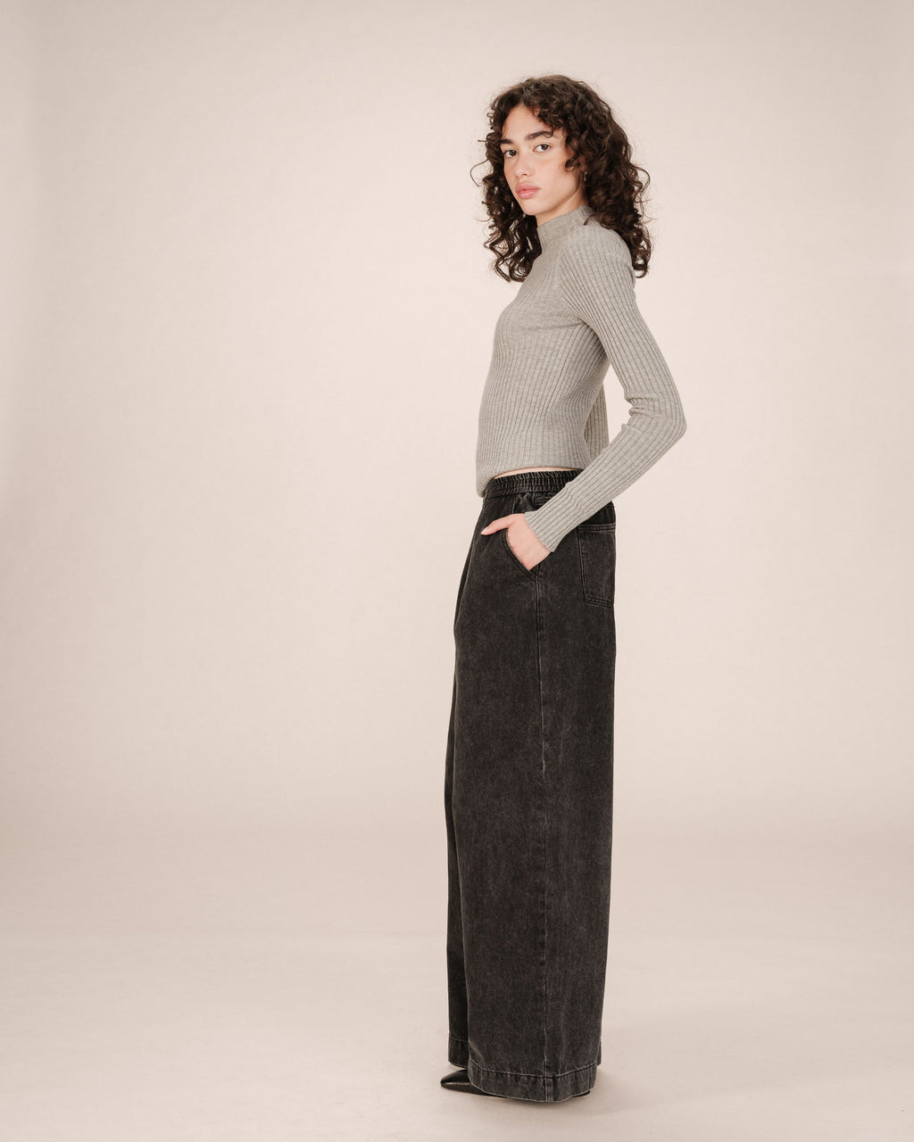 Baggy Jeans Black Washed Sacha
