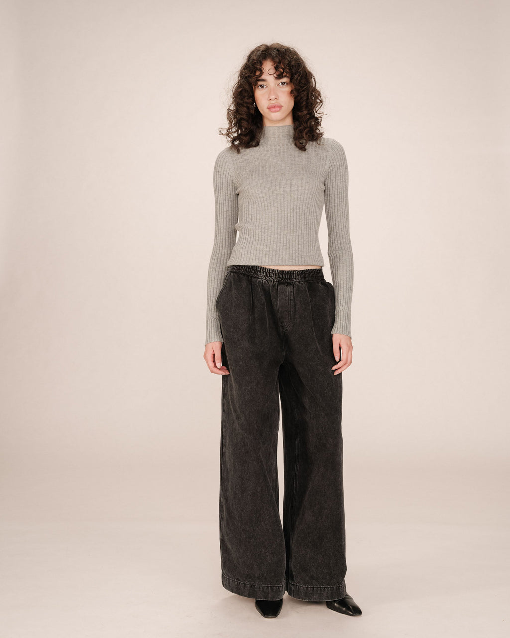 Baggy Jeans Black Washed Sacha