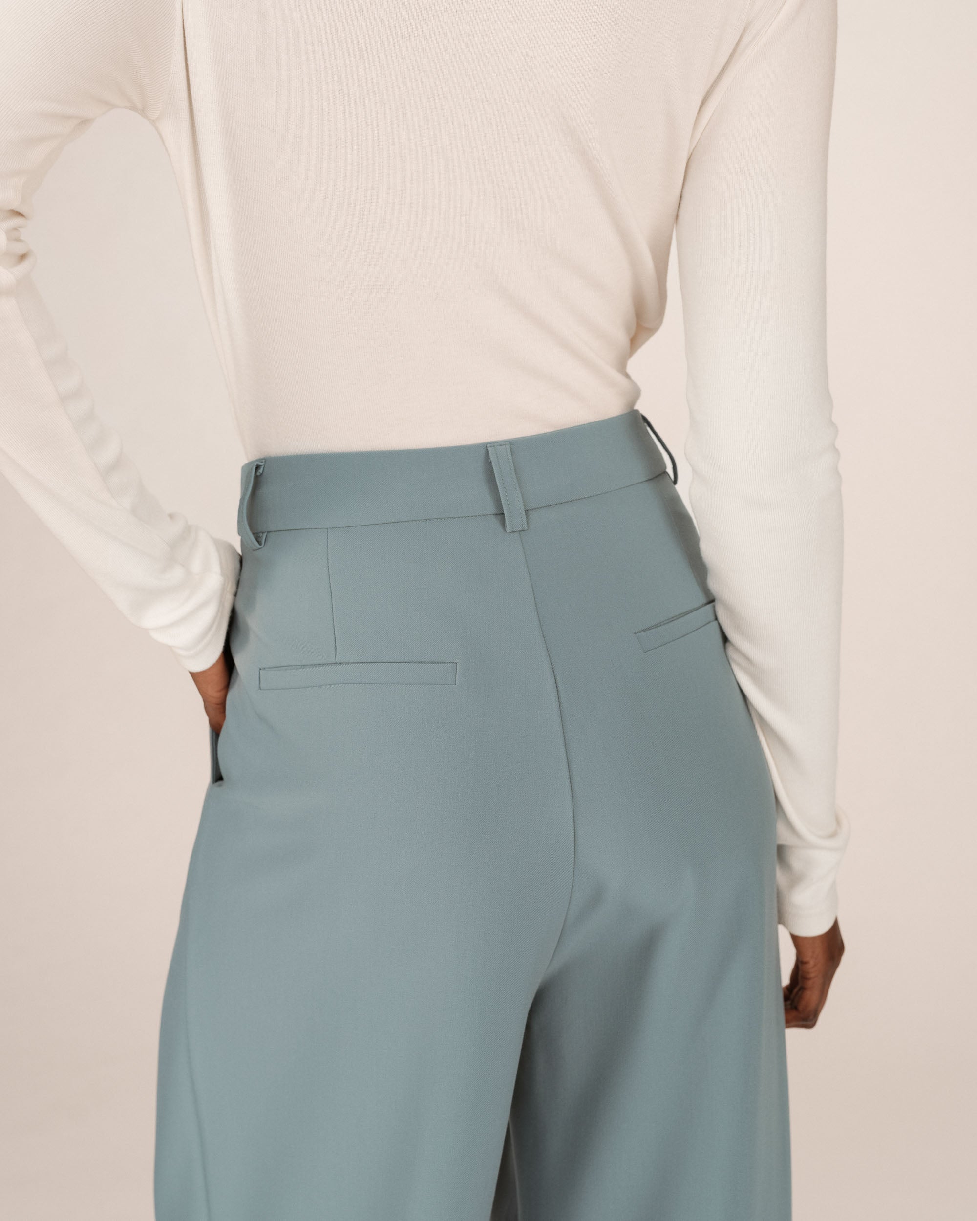 Tailored Trousers Sage Story