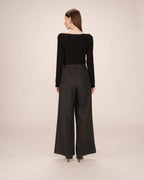 Pantalón de Sastre Rayas Carbón Senna
