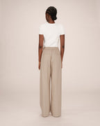Striped Trousers Greige Stay