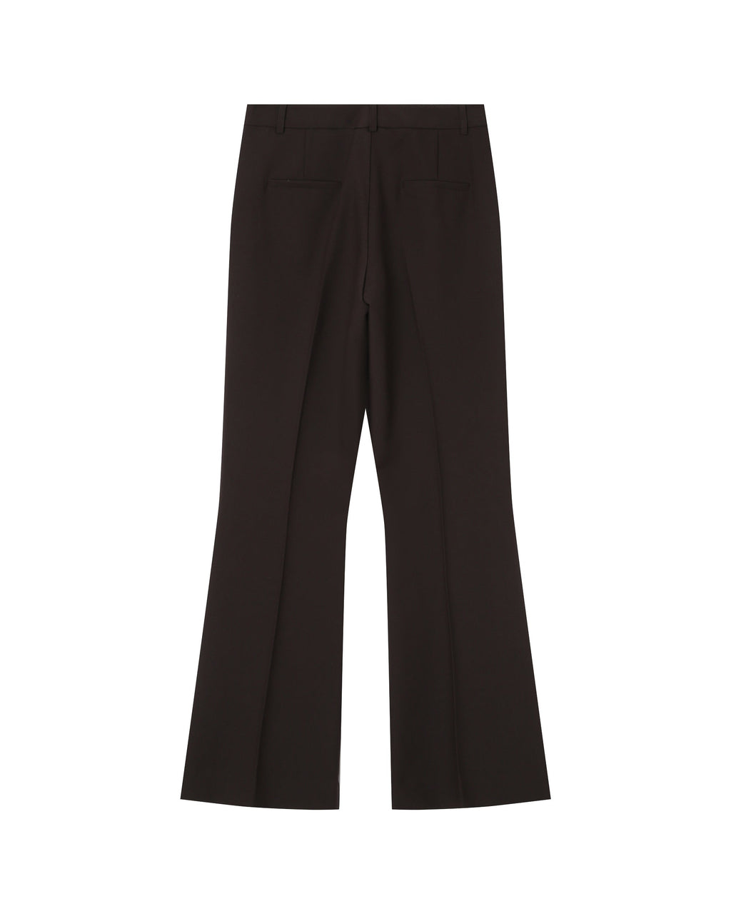 Chocolate Flared Tailored Trousers Singer