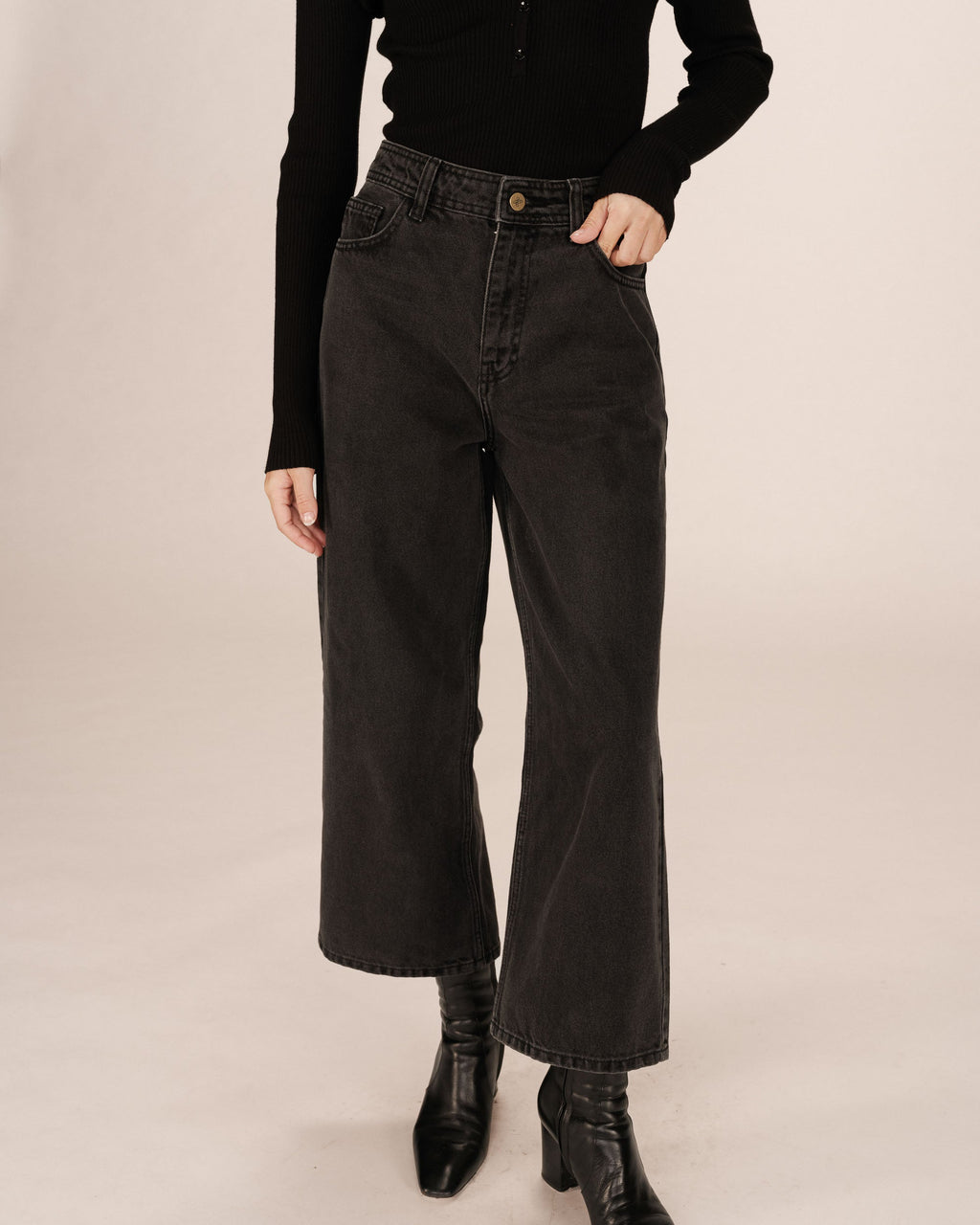 7/8 Jeans Black Washed Jonas