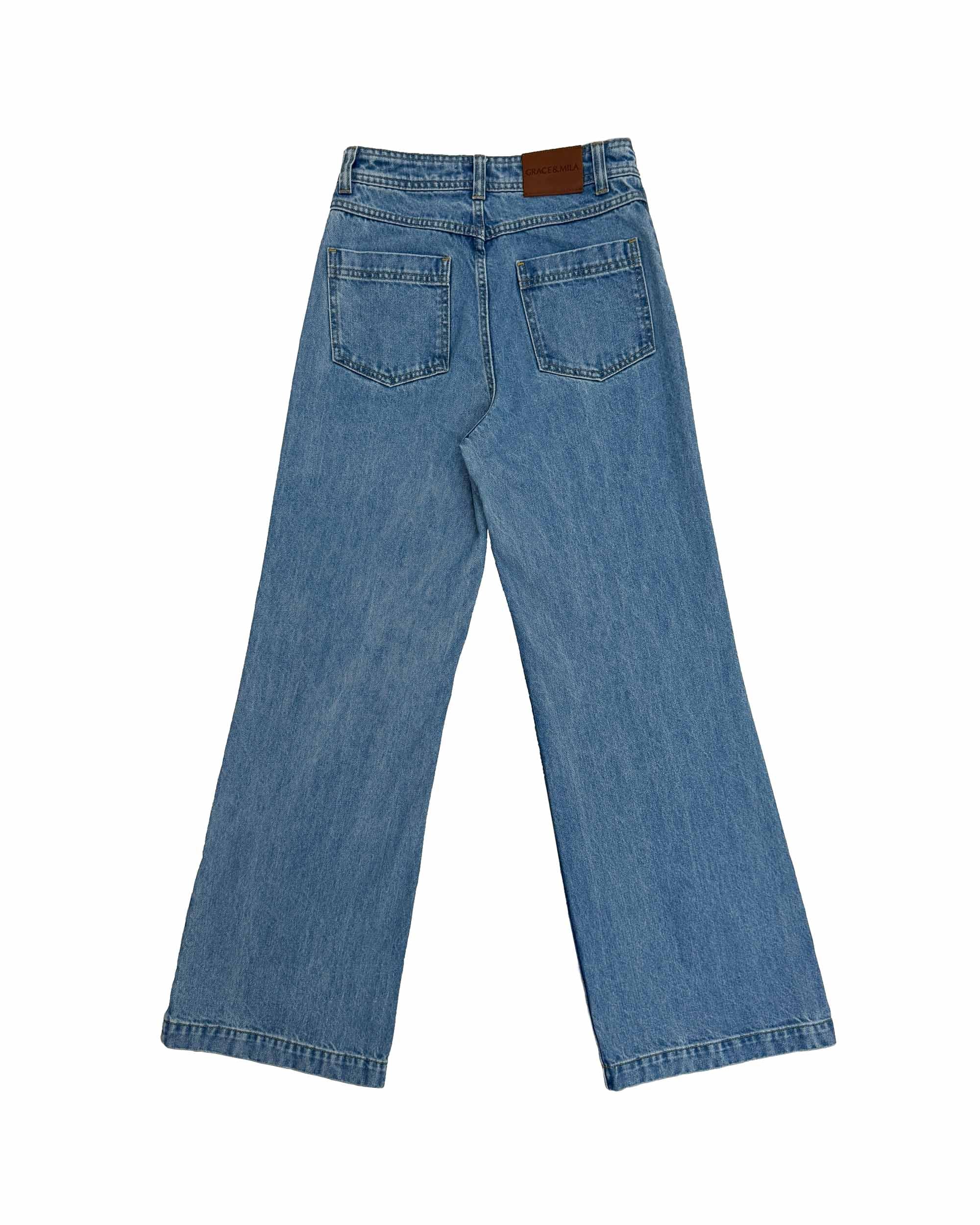 Jean Evase Light Blue Jacob