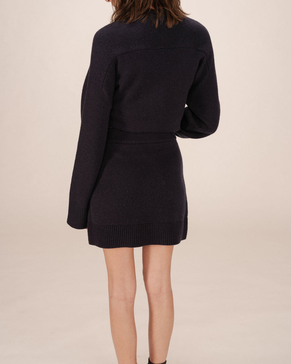 Fitted Navy Skirt Shae