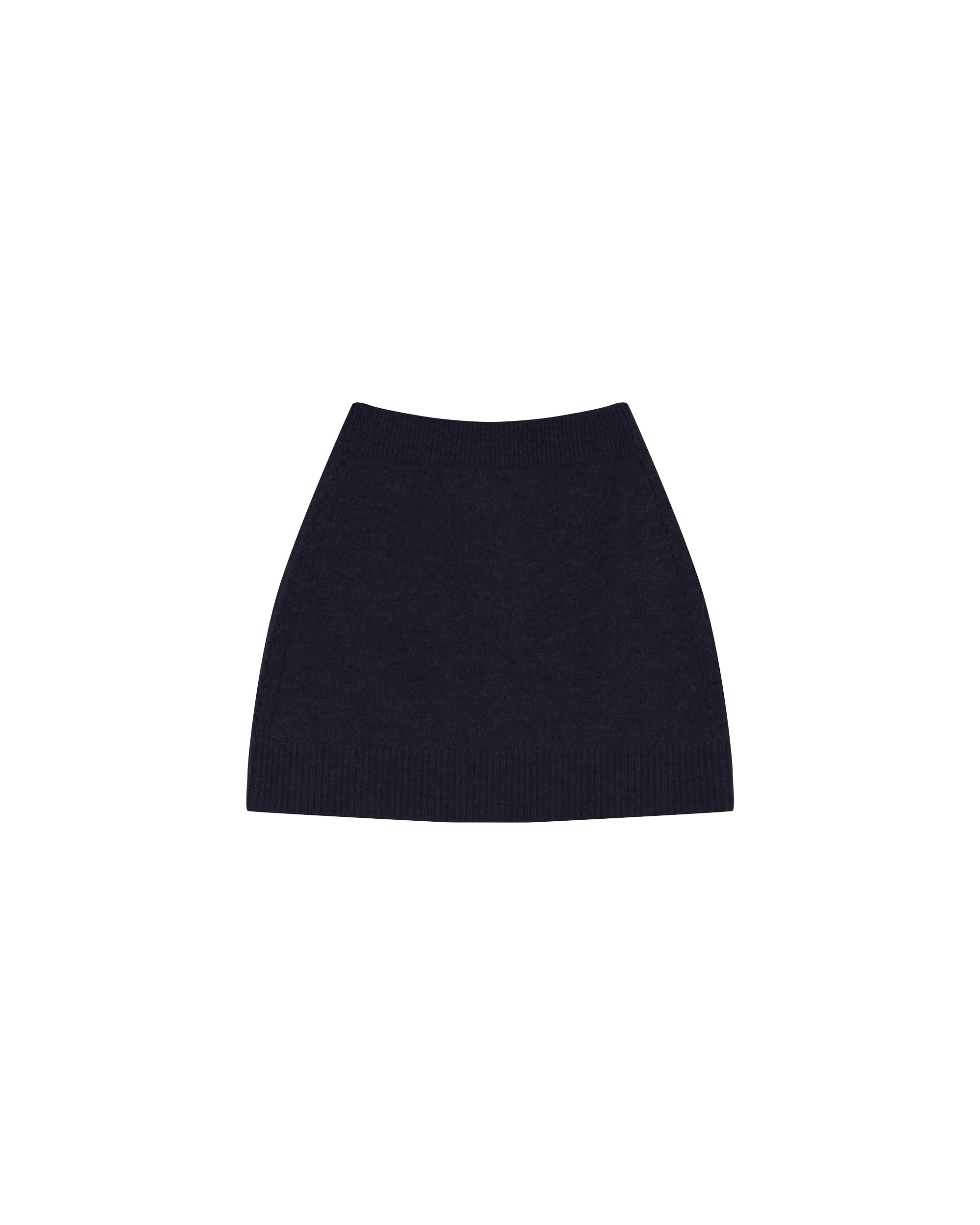 Fitted Navy Skirt Shae