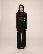 Tailored Trousers Black Septime