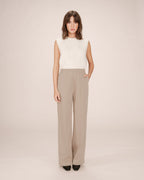Greige Tailored Trousers Stewart