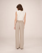 Greige Tailored Trousers Stewart