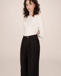 Black Strokes Suit Trousers