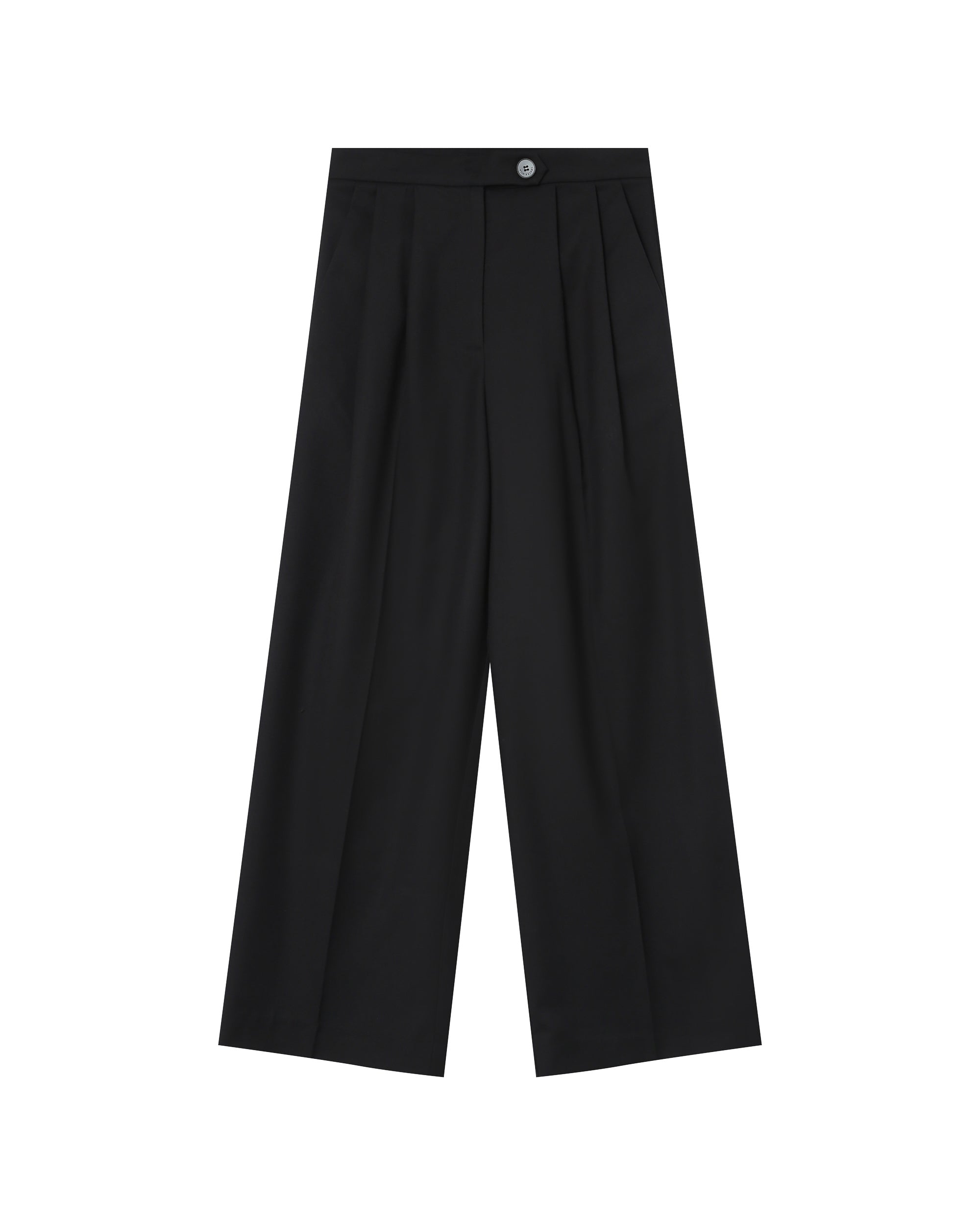 Black Strokes Suit Trousers