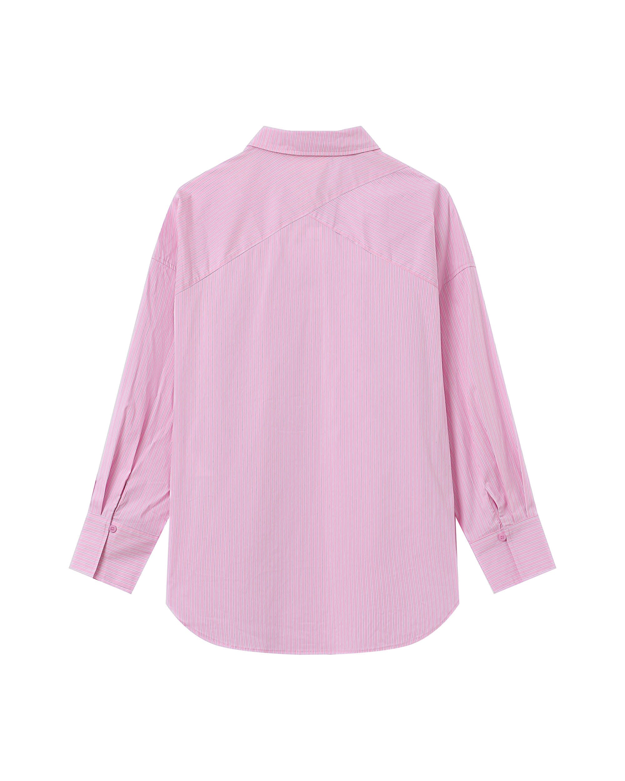 Camisa de Rayas Cristal Rosa Storm