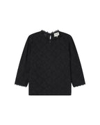 Blusa Cuello Alto Negro Stella