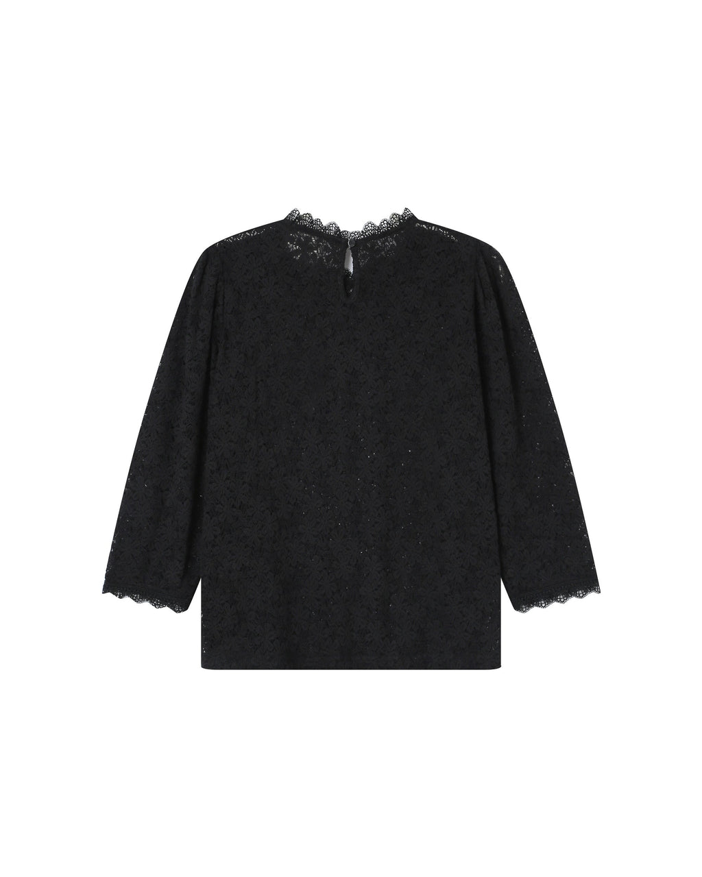 Blusa Cuello Alto Negro Stella
