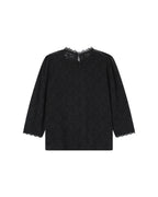Blusa Cuello Alto Negro Stella