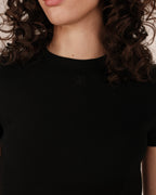 Black Round Neck T-Shirt Sure